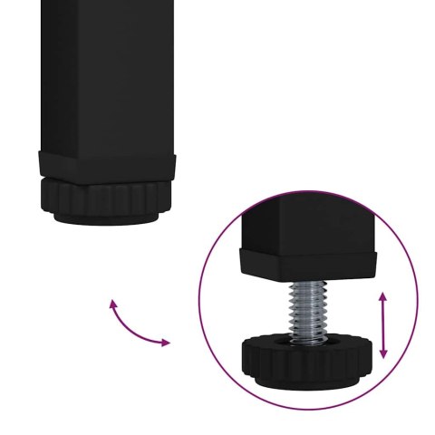 ZESTAW MEBLI ŁAZIENKOWYCH Z SZUFLADĄ KRATA 2 SZT. BETONOWY SZARY
