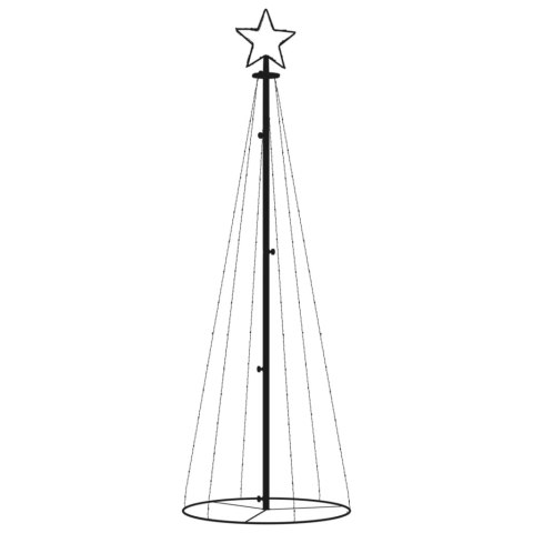 CHOINKA STOŻKOWA 108 NIEBIESKICH DIOD LED 70X180CM