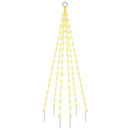 CHOINKA DO MONTAŻU NA MASZCIE 108 CIEPŁYCH BIAŁYCH LED 180CM