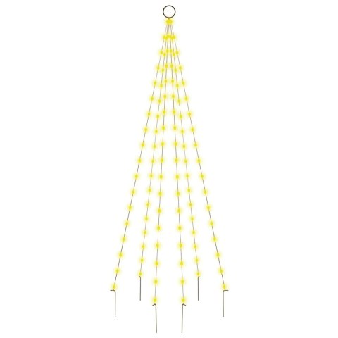 CHOINKA DO MONTAŻU NA MASZCIE 108 CIEPŁYCH BIAŁYCH LED 180CM