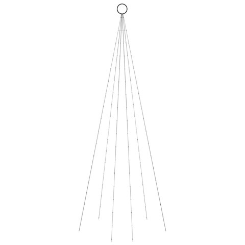 CHOINKA DO MONTAŻU NA MASZCIE 108 CIEPŁYCH BIAŁYCH LED 180CM