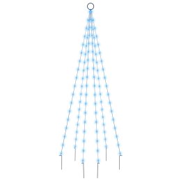 CHOINKA DO MONTAŻU NA MASZCIE 108 NIEBIESKICH DIOD LED 180CM