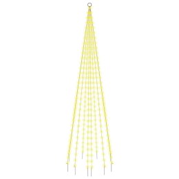 CHOINKA DO MONTAŻU NA MASZCIE 310 CIEPŁYCH BIAŁYCH LED 300CM