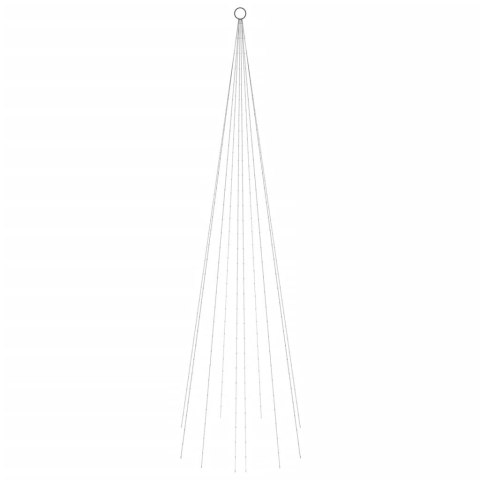 CHOINKA DO MONTAŻU NA MASZCIE 310 CIEPŁYCH BIAŁYCH LED 300CM