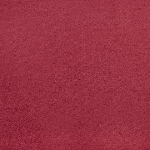 FOTEL KLUBOWY Z PODNÓŻKIEM WINNA CZERWIEŃ OBITY AKSAMITEM