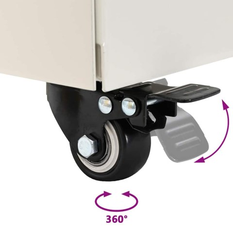 PODSTAWA PARASOLOWA Z DONICĄ BIAŁY 45X 45X 45CM STAL