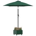 PODSTAWA PARASOLOWA Z DONICĄ ZIELONY 45X 45X 45CM STAL