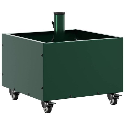 PODSTAWA PARASOLOWA Z DONICĄ ZIELONY 45X 45X 45CM STAL