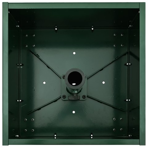 PODSTAWA PARASOLOWA Z DONICĄ ZIELONY 45X 45X 45CM STAL