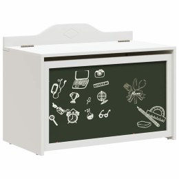 PUDEŁKO SKRZYNIA NA ZABAWKI BIAŁA 73X 33X 55CM