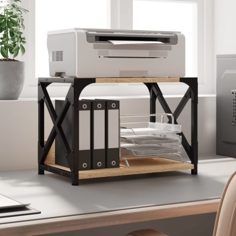 STOJAK SZAFKA REGAŁ POD DRUKARKĘ 2-POZIOMOWY DĄB SONOMA 44X26X31,5CM