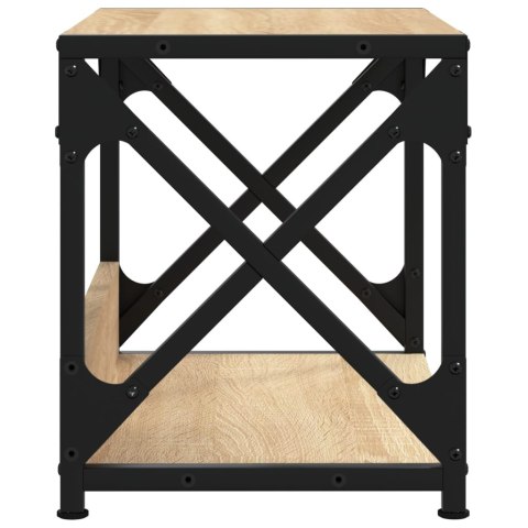 STOJAK SZAFKA REGAŁ POD DRUKARKĘ 2-POZIOMOWY DĄB SONOMA 44X26X31,5CM