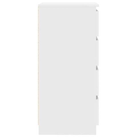 KOMODA BIAŁA 37,5X35X76CM DREWNO KLEJONE