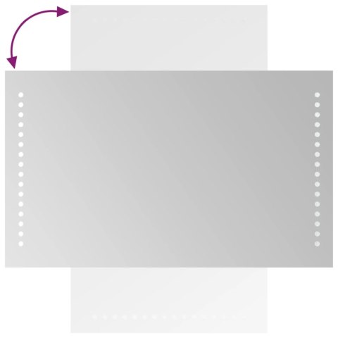 LUSTRO ŁAZIENKOWE Z LED 30X50CM