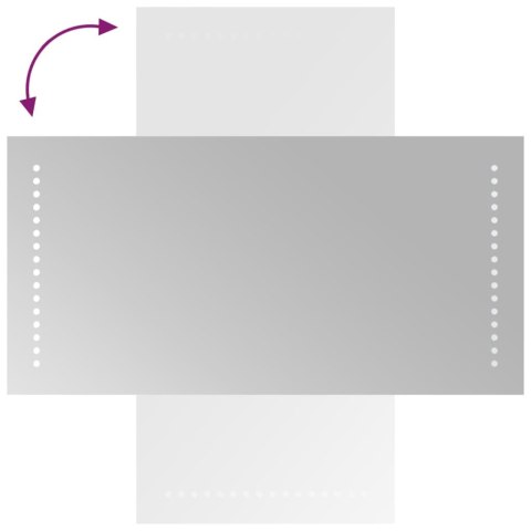 LUSTRO ŁAZIENKOWE Z LED 30X60CM