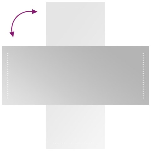 LUSTRO ŁAZIENKOWE Z LED 40X100CM