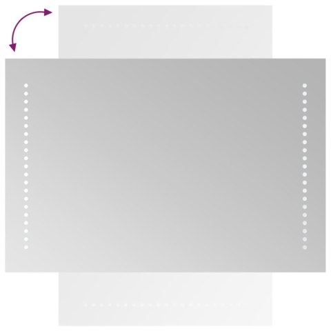 LUSTRO ŁAZIENKOWE Z LED 40X60CM