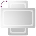 LUSTRO ŁAZIENKOWE Z LED 40X70CM