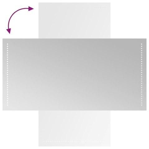 LUSTRO ŁAZIENKOWE Z LED 50X100CM