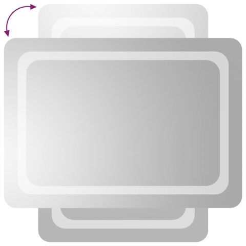 LUSTRO ŁAZIENKOWE Z LED 50X70CM