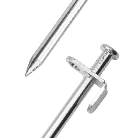 ŚLEDZIE DO NAMIOTU 24 SZT. 19,5CM 8MM STAL GALWANIZOWANA