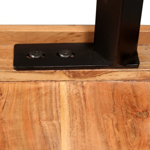 STOLIK BAROWY DREWNO AKACJOWE 60X60X107CM