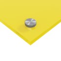ŻÓŁTY PANEL OCHRONNY DO KUCHNI 100X40X0.6CM SZKŁO HARTOWANE