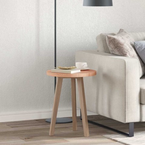 BLAT STOŁU JASNOBRĄZOWY ŚR. 40X2.5CM SOLIDNE DREWNO DĘBOWE