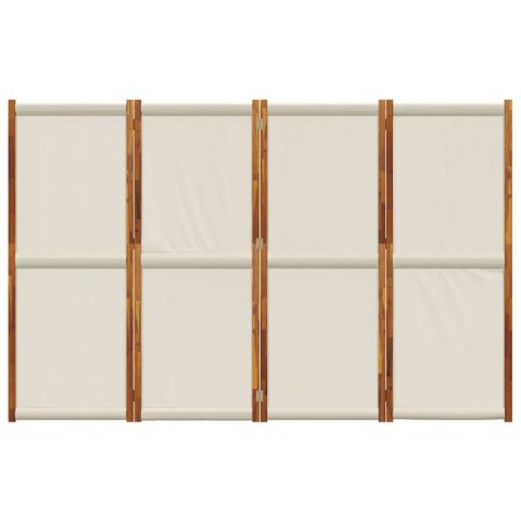 VidaXL Parawan 4-panelowy, jasnoszary, 280x180 cm