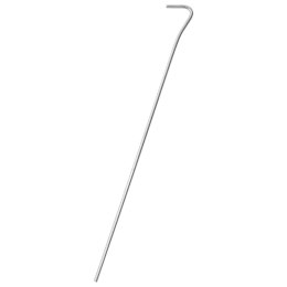 ŚLEDZIE DO NAMIOTU 25 SZT. 30CM ŚR.4MM STAL GALWANIZOWANA