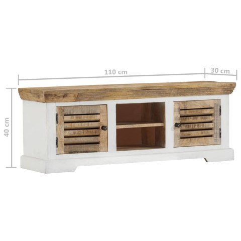 SZAFKA POD TV 110X30X40CM LITE DREWNO MANGO