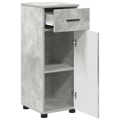 ZESTAW MEBLI ŁAZIENKOWYCH 3 PCS BETONOWY SZARY 61X35X64CM