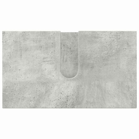 ZESTAW MEBLI ŁAZIENKOWYCH 3 PCS BETONOWY SZARY 61X35X64CM