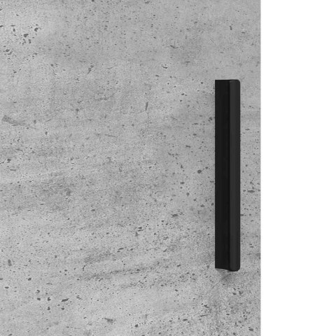 ZESTAW MEBLI ŁAZIENKOWYCH 3 PCS BETONOWY SZARY 61X35X64CM