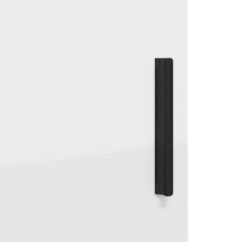 ZESTAW MEBLI ŁAZIENKOWYCH Z LUSTREM 3 SZT. BIAŁY 61X35X64CM