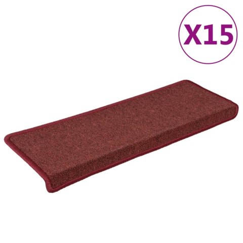 MATY NA SCHODY 15 SZT. 65X21X4CM BORDEAUXRECTANGULAR EDGE