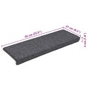 MATY NA SCHODY 15 SZT. 65X21X4CM CIEMNOSZARY PROSTOKĄTNY BRZEG