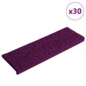 MATY NA SCHODY 30 SZT. 65X21X4CM RÓŻOWE PROSTOKĄTNE KRAWĘDZIE