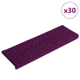 MATY NA SCHODY 30 SZT. 65X21X4CM RÓŻOWE PROSTOKĄTNE KRAWĘDZIE