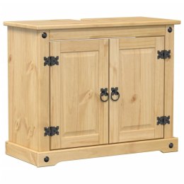 SZAFKA POD UMYWALKĘ CORONA 73X33X60CM LITE DREWNO SOSNOWE