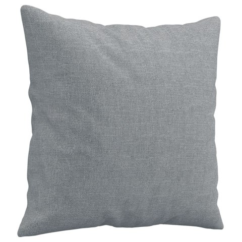 2-OSOBOWA SOFA Z PODUSZKAMI JASNOSZARA 120CM TKANINA