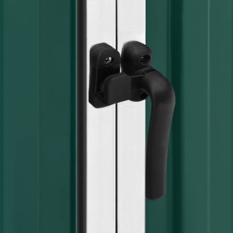 SZOPA OGRODOWA ZIELONA 195X198X159CM STAL GALWANIZOWANA