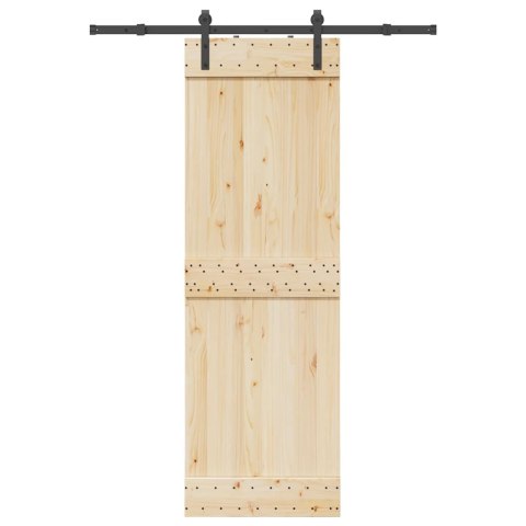 SYSTEM DO MONTAŻU DRZWI PRZESUWNYCH 152,5CM STAL CZARNY