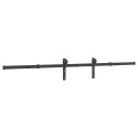 SYSTEM DO MONTAŻU DRZWI PRZESUWNYCH 213,5CM STAL CZARNY