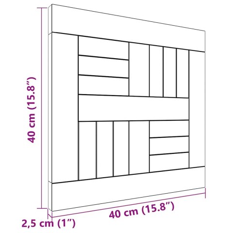 BLAT DO STOŁU STOLIKA 40X40X2,5CM DREWNO TEKOWE