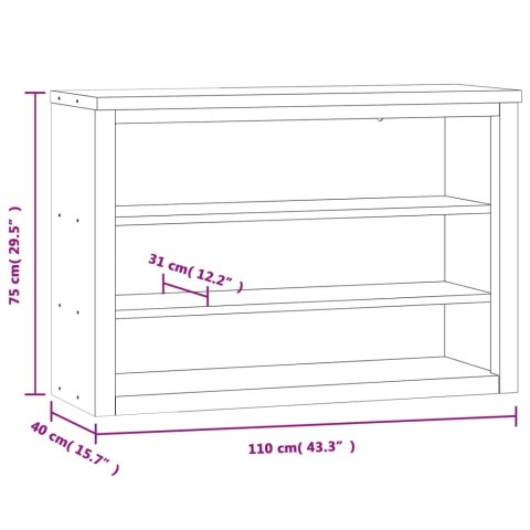 WISZĄCA SZAFKA KUCHENNA Z PÓŁKAMI STAL NIERDZEWNA