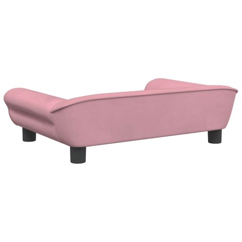 VidaXL Sofa dla dzieci, różowa, 70x45x26 cm, aksamit