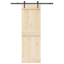 SYSTEM DO MONTAŻU DRZWI PRZESUWNYCH 152,5CM STAL CZARNY