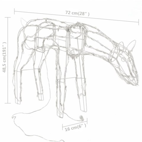 3 ŚWIĄTECZNE RENIFERY Z LAMPEK 229 DIOD LED