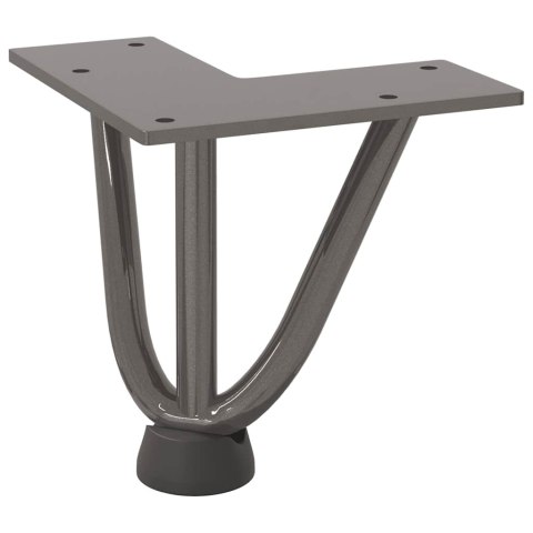 NOGI DO STOLIKA KAWOWEGO Z SZPILKAMI 4 SZT. 10CM SOLIDNA STAL